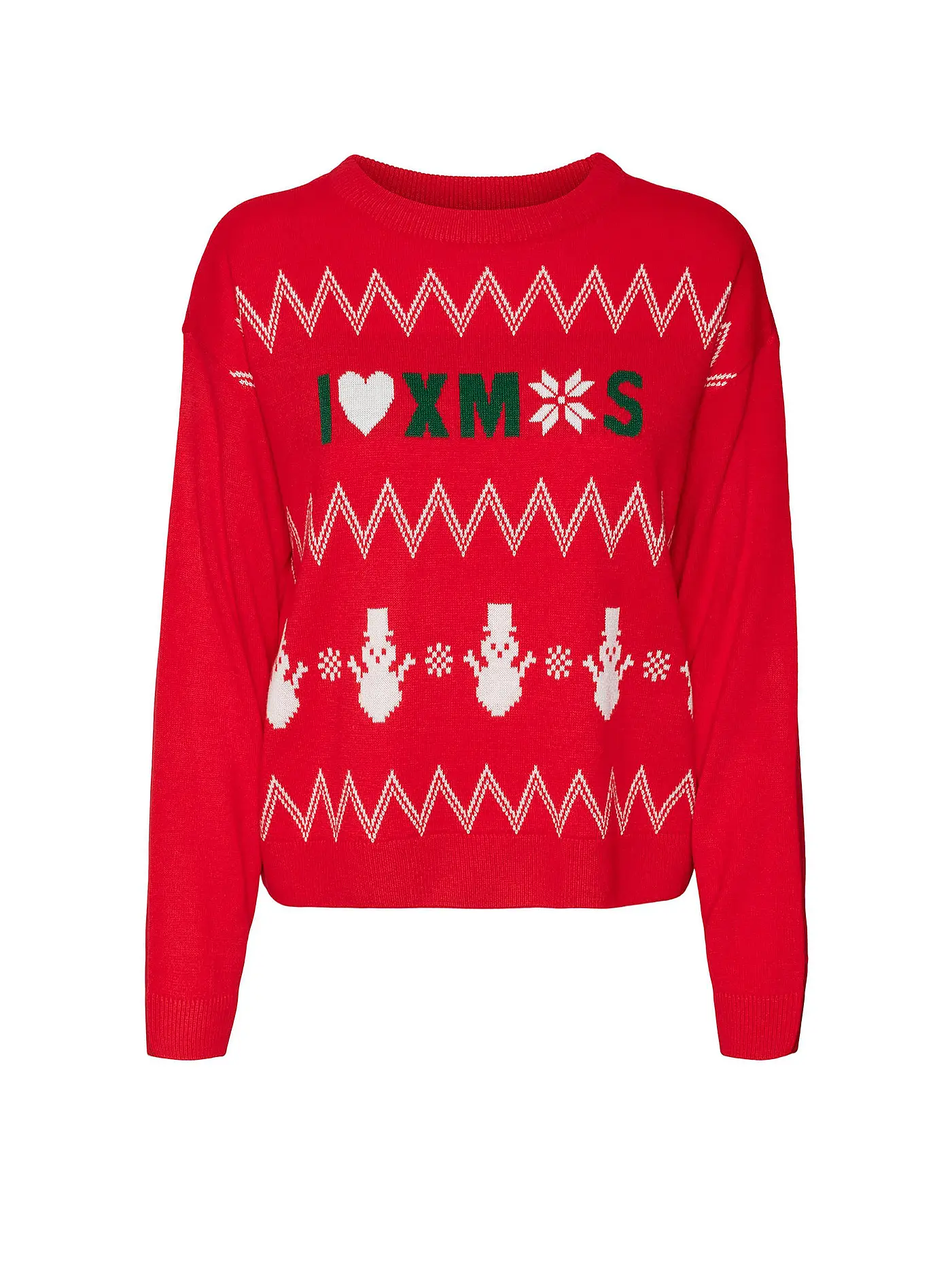 VERO MODA | Pullover VMMIXEDXMAS | rot